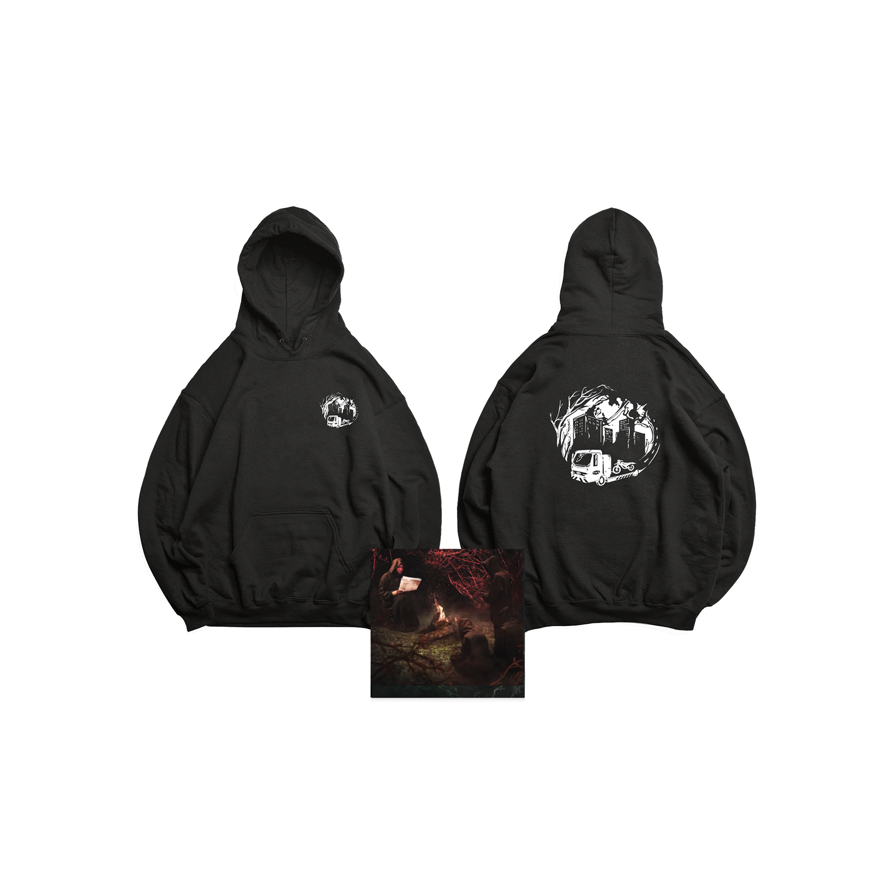 Pack CD "Éviter la misère" + hoodie